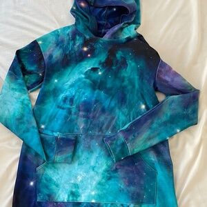 Blackmilk Cosmic Slouchy Hoodie Dress